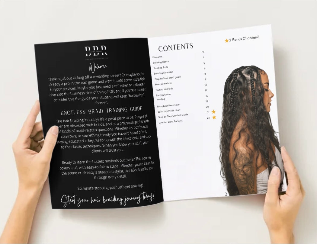 1 on 1 Ultimate Knotless Braid (in person) Training
